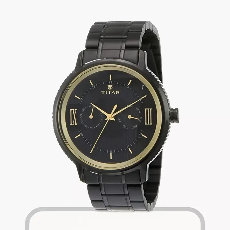 Titan Regalia Baron Black Dial Analog Men's Watch- 1743NM01